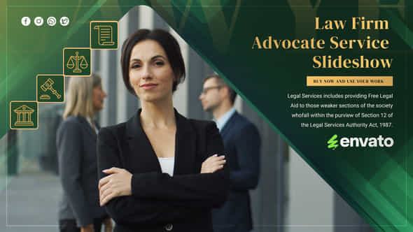 Law Firm Service Slideshow - VideoHive 56342401