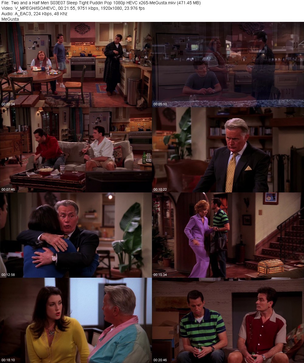 Two and a Half Men S03E07 Sleep Tight Puddin Pop 1080p HEVC x265-MeGusta