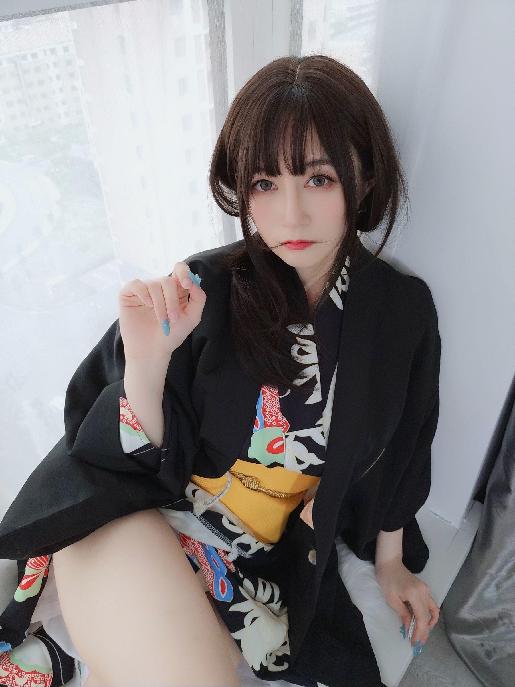 [网红COSER写真] 白银 – 和服下的秘密(17)