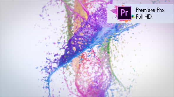 Colorful Splash Logo Reveal - - VideoHive 22394906