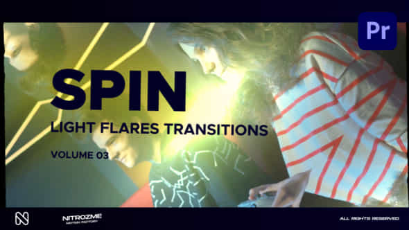 Light Flares Spin - VideoHive 47398540