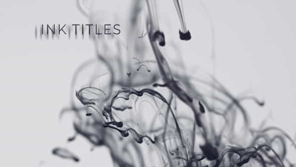 Abstract Ink Titles - VideoHive 24957114