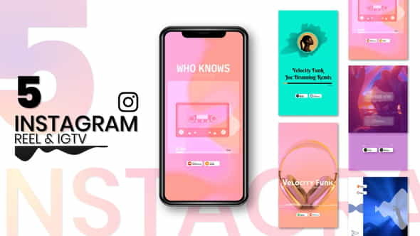 Music Visualizer for Instagram Reels - VideoHive 36664631
