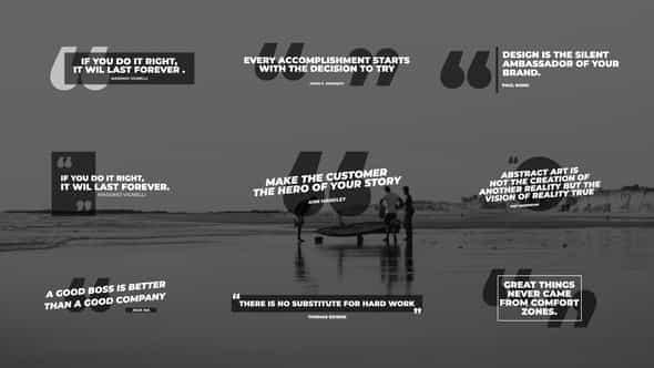 Quotes Titles - VideoHive 36063465