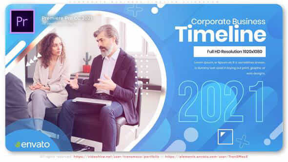 Corporate Business Timeline - VideoHive 36793346