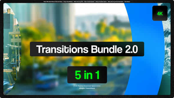 Transitions Bundle 2.0 - VideoHive 44940560