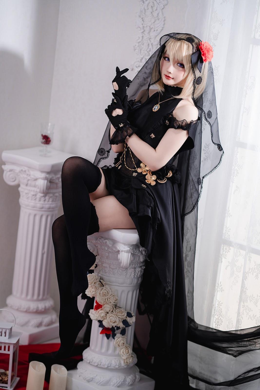 Cosplay 星之迟迟Hoshilily Z23婚纱(1)