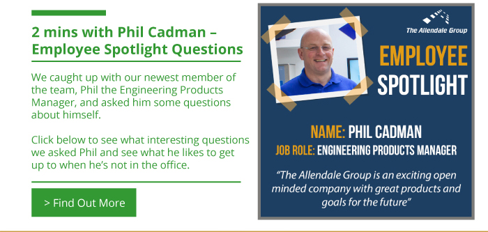 2 mins with Phil Cadman – Employee Spotlight Questions