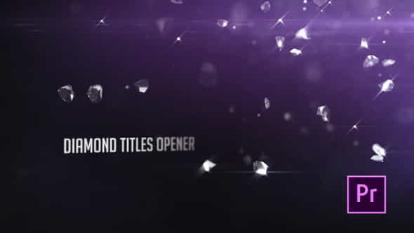 Diamonds Particle Opener Titles - VideoHive 24977529