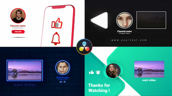Youtube Endcards Pack - VideoHive 31352846