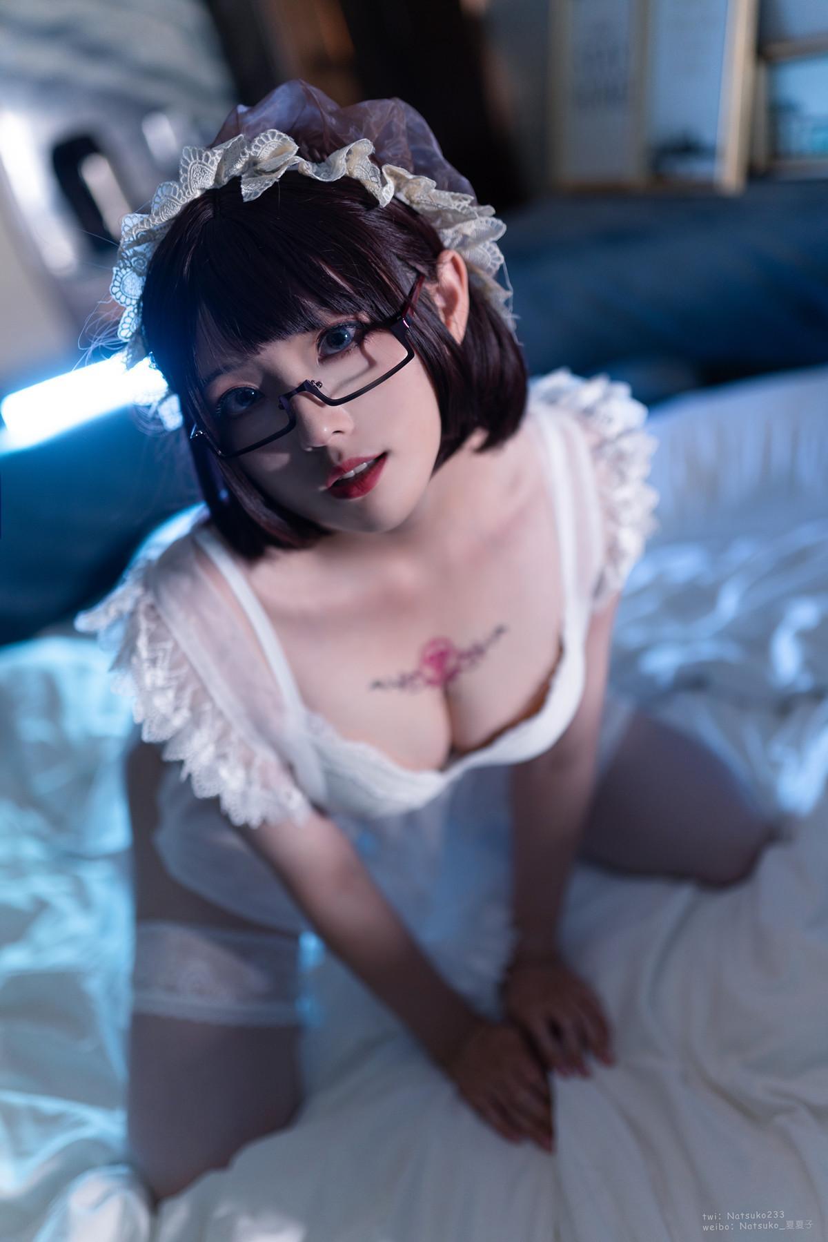 Cosplay Natsuko夏夏子 透明女仆 Transparent Maid(64)