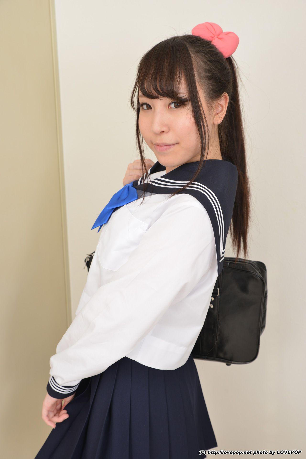 Kaoru Majima 真島かおる 学生制服 Set3 [LovePop] 写真集(4)