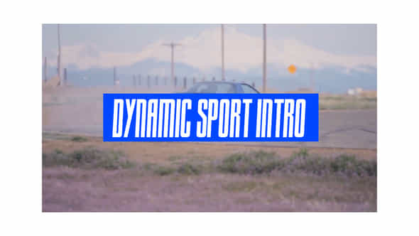 Dynamic Sport Intro - VideoHive 40295067