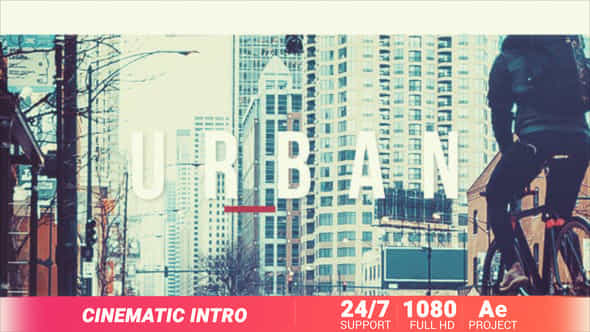 Cinematic Urban Intro - VideoHive 23682164