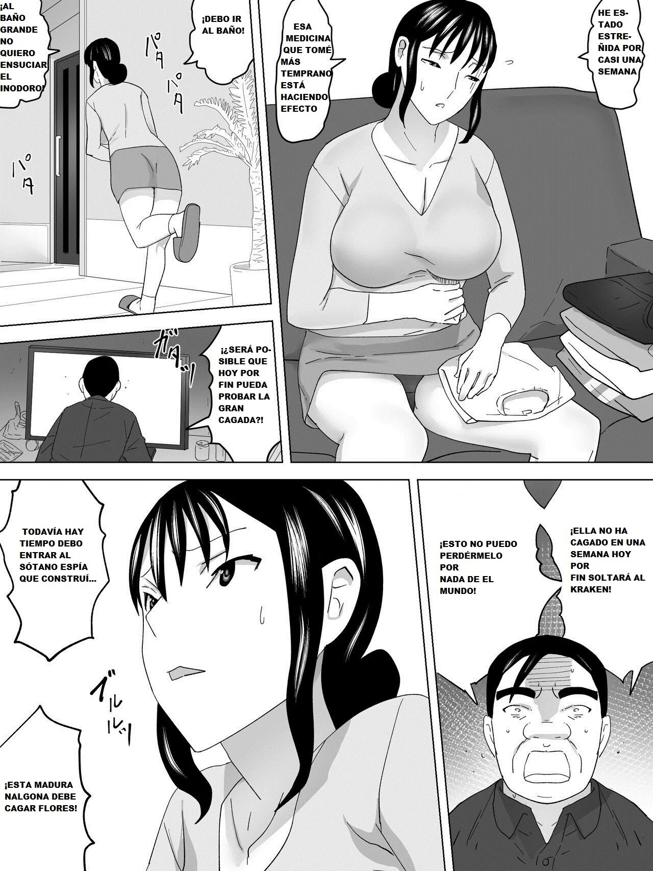 &#91;Sanbaizu&#93; Rinka no Joshi Benjo Haikan Hikikomi -Madre e hijas nalgonas espiadas - 15