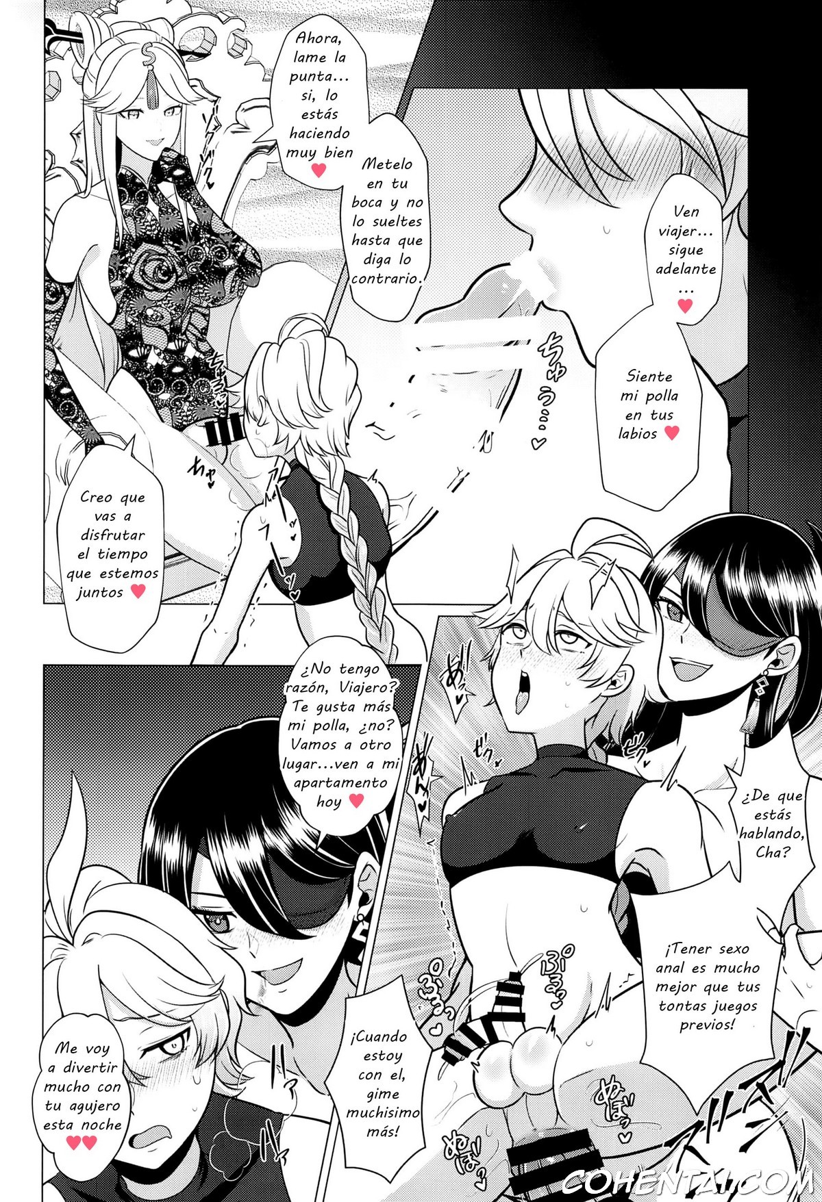 Futanari Senyou Tabibito Clinic (Genshin Impact) xxx comics manga porno doujin hentai español sexo 