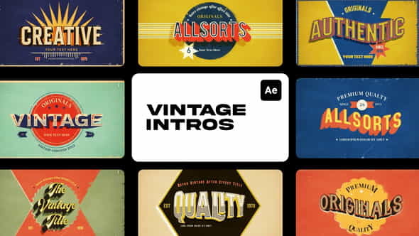 Vintage Intro Titles for After - VideoHive 36868994