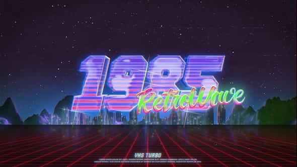 Retro Wave Logo - VideoHive 29832544