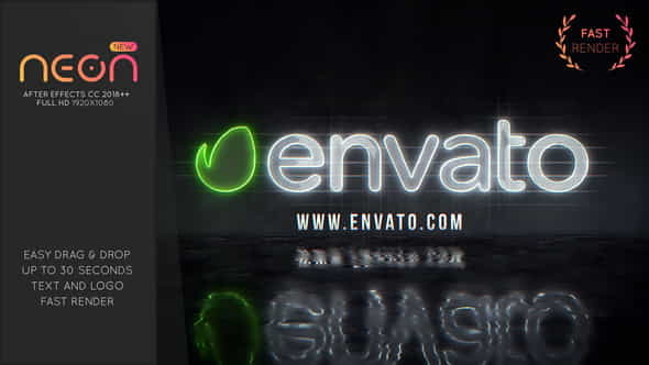 Neon Logo - VideoHive 26041849