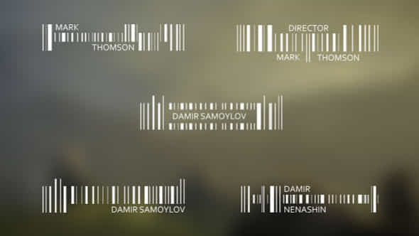 Barcode Titles - VideoHive 19256798
