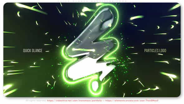 Quick Glance Particles Logo - VideoHive 59006772