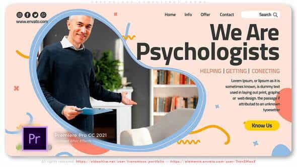 Psychology Consultant Promo - VideoHive 33950645