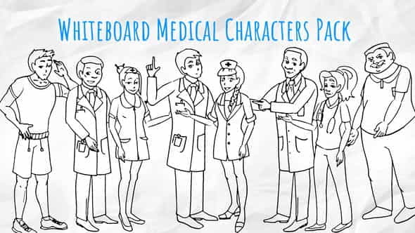 Medical Characters - Healthcare Whiteboard - VideoHive 21106819