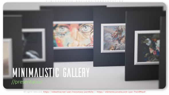 Minimalistic Gallery Presentation - VideoHive 51609587