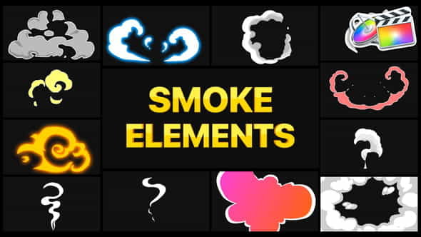 Smoke Elements | FCPX - VideoHive 28469005