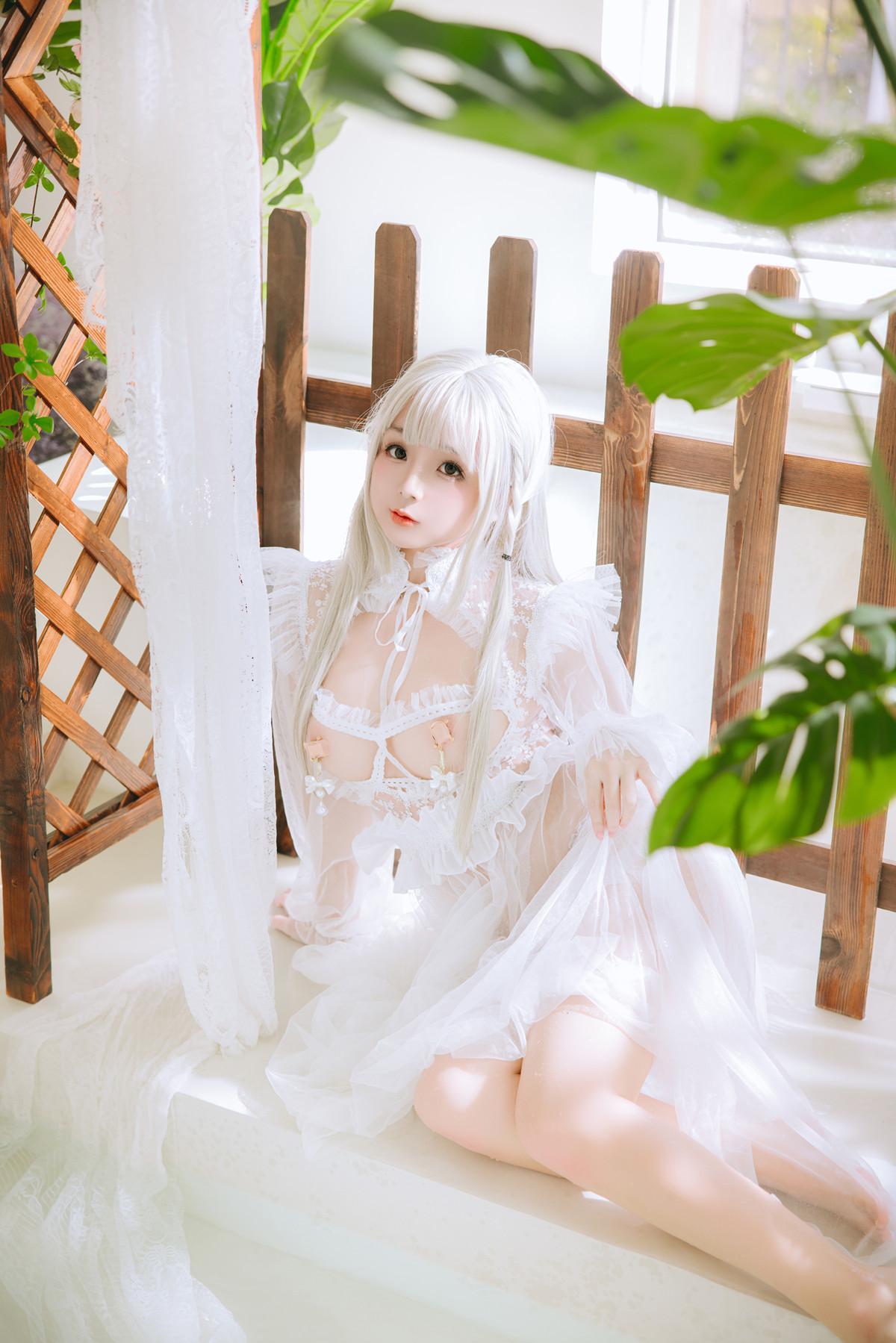 Cosplay Rinaijiao日奈娇 白纱衣 Set.02(4)