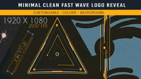 Minimal Clean Fast Wave Logo Reveal | Technology - VideoHive 17568824