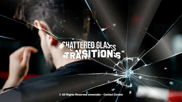 Shattered Glass Transitions - VideoHive 51933045