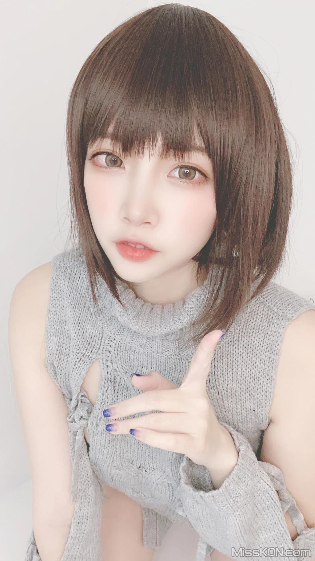 Coser@二佐Nisa: 私房洞洞毛衣 (66 photos )(32)