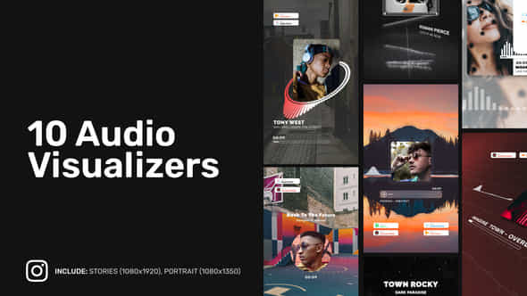 Design Instagram Audio Visualizers - VideoHive 49571461