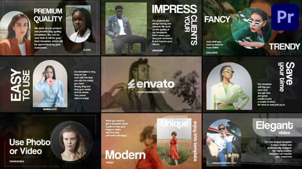 Aesthetic Slideshow For Premiere Pro - VideoHive 57441068