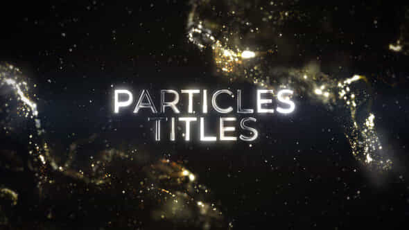 Luxury Particles Titles - VideoHive 44158445