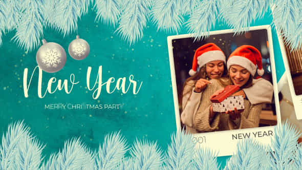 New Year Photo Slideshow Christmas Opener - VideoHive 48999920