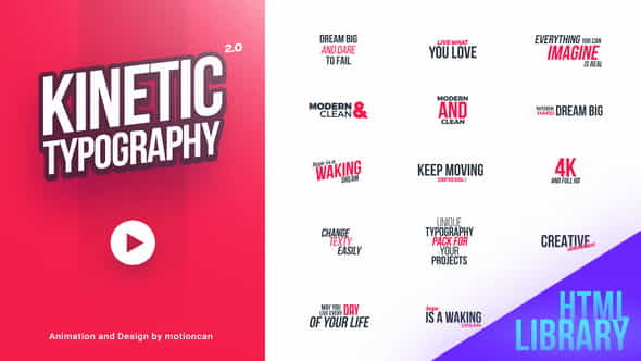 Kinetic Typography - VideoHive 20578796
