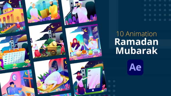 Ramadan Mubarak Animation | After - VideoHive 31361722