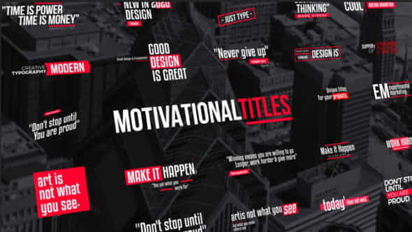 Titles Motivational | FCPX - VideoHive 26296848