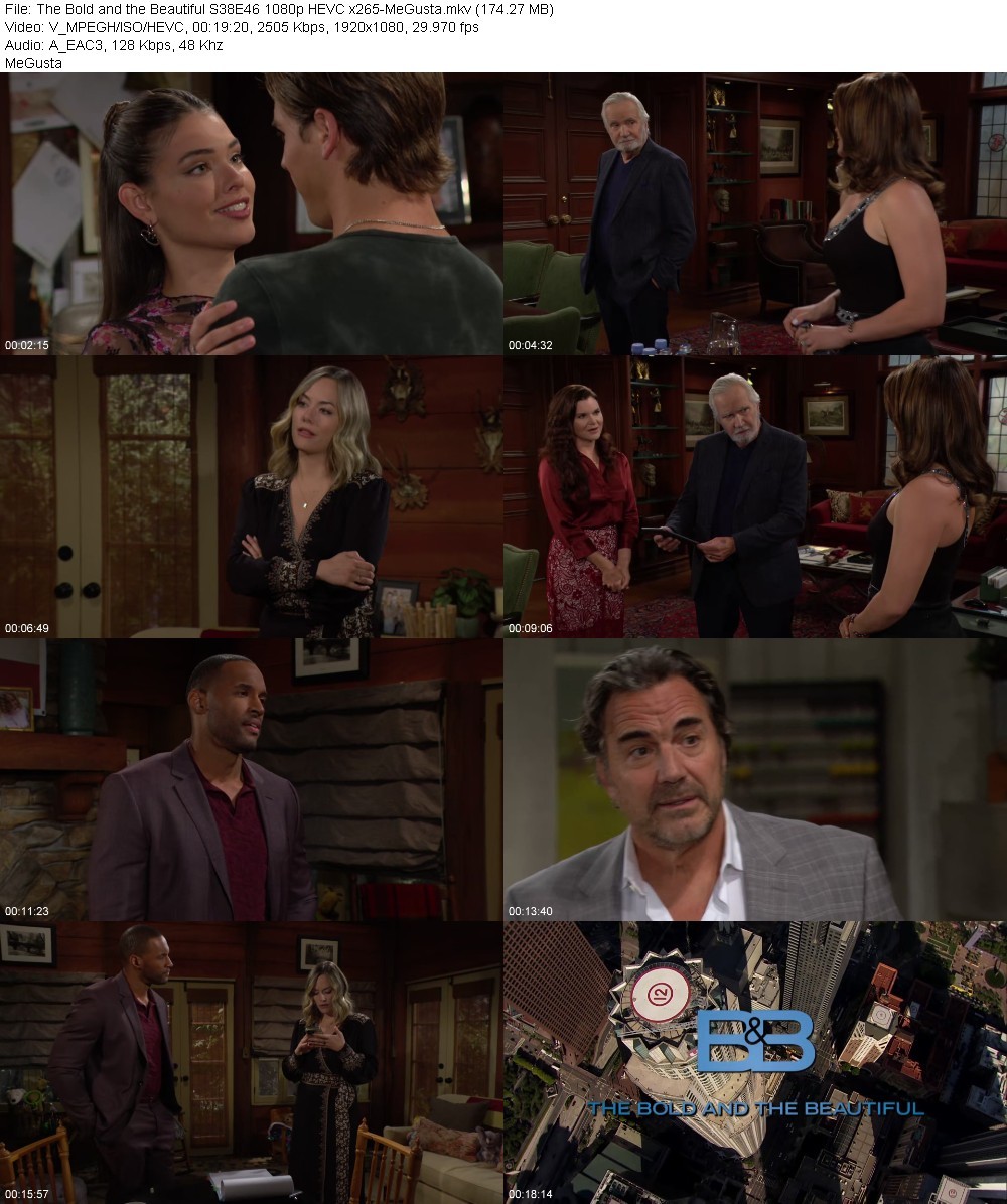 The Bold and the Beautiful S38E46 1080p HEVC x265-MeGusta