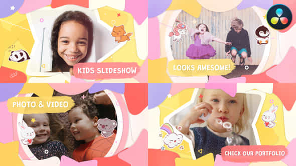 Cartoon Kids Slideshow - VideoHive 38001086