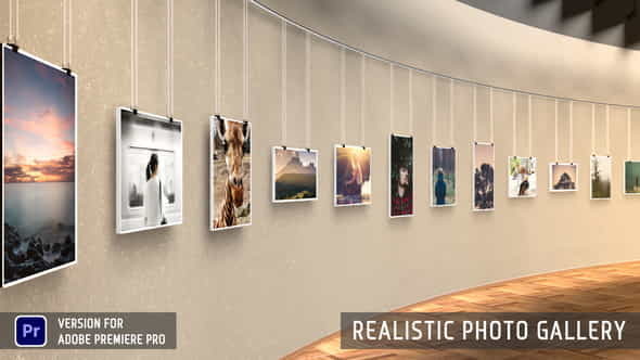 Realistic 3D Photo Gallery - VideoHive 37244801