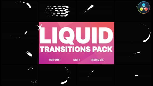 Liquid Shapes | DaVinci Resolve - VideoHive 31737465