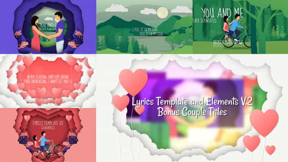 Lyrics Template and Elements V.2 - VideoHive 24487049