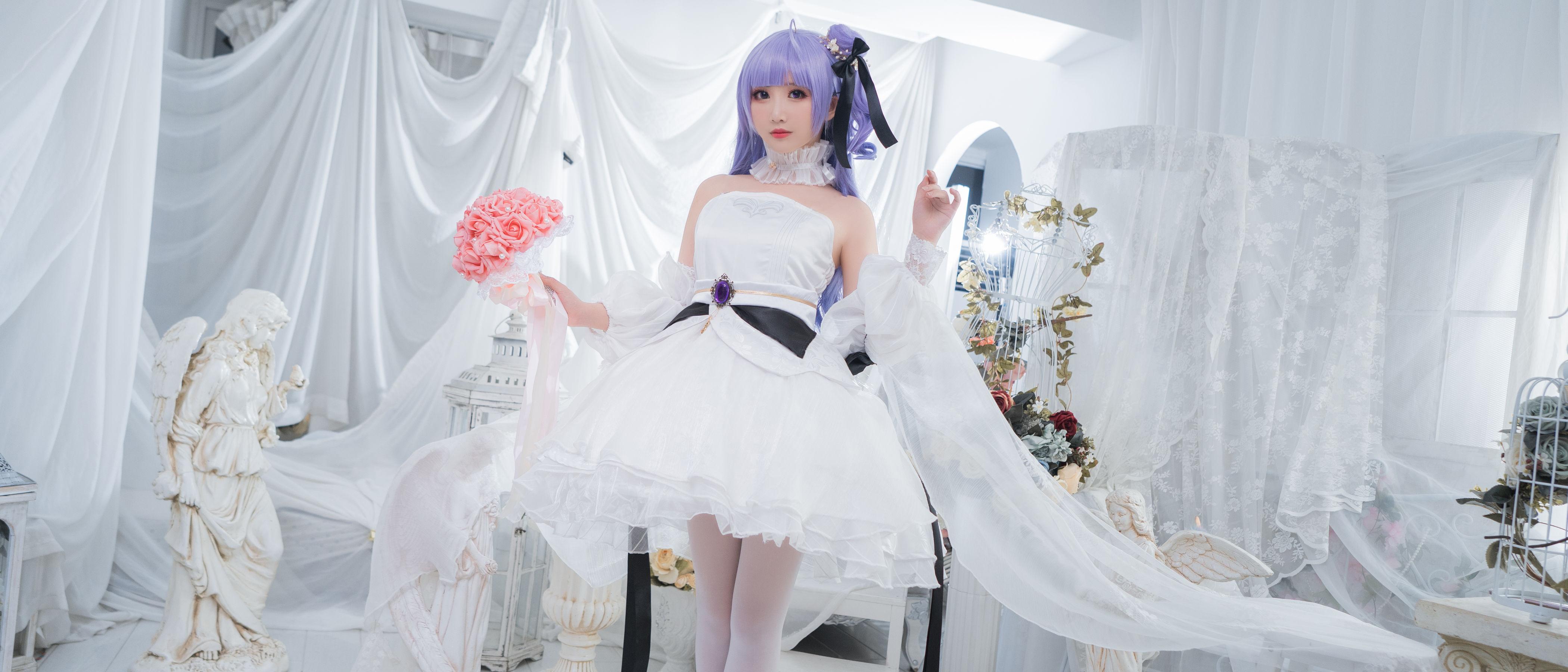 [Cosplay] 面饼仙儿 – 独角兽婚纱(8)