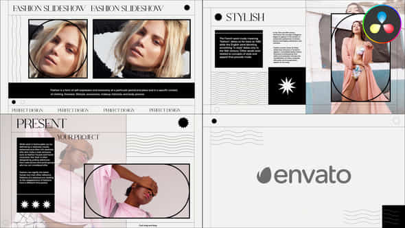 Elegant Fashion Slideshow For Davinci Resolve - VideoHive 50917985