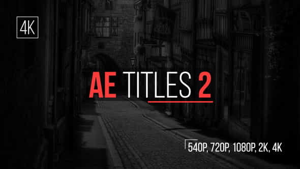 AE Titles 2 - VideoHive 16413806