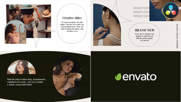 Elegant Creative Scenes For Davinci Resolve - VideoHive 52294980