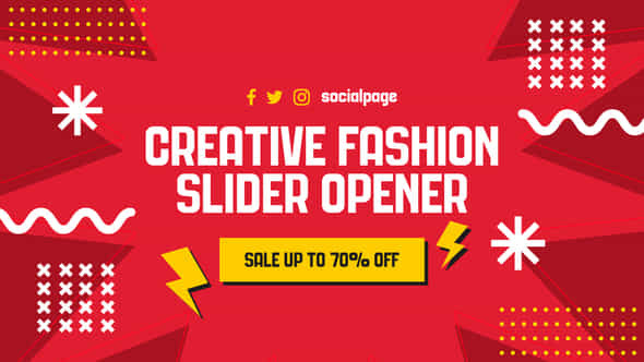 Creative Fashion Slider Opener - VideoHive 48052562